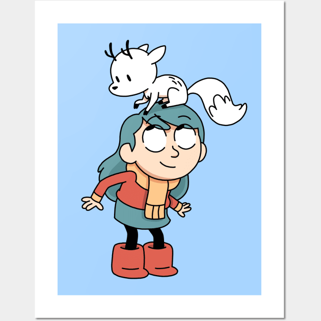 Hilda and Twig // Hilda Wall Art by amandawagner